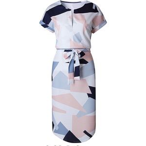 Geometric Midi Dress